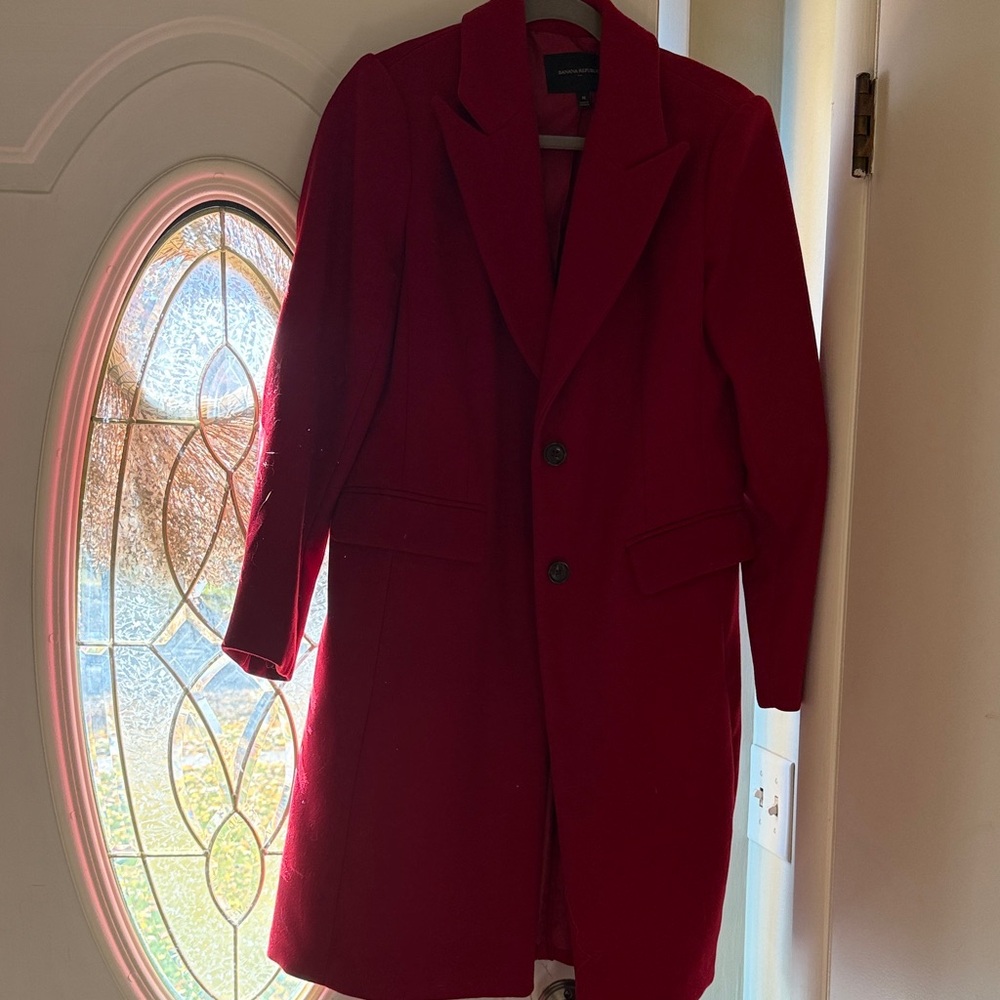 Banana Republic Long Coat - Peacoat, car coat